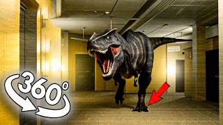 VR 360° Run or Die TRex Found You in the Backrooms [upl. by Yasdnyl]