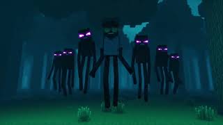 Enderman rap Slowedreverbbass💔🥀 [upl. by Enyrehtak]