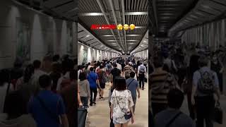 Mrt crowd singapore shorts [upl. by Aicnerolf]