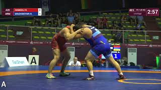 14 FS  125 kg R HAMIDLI AZE v H MAGHAKYAN ARM [upl. by Elkin]