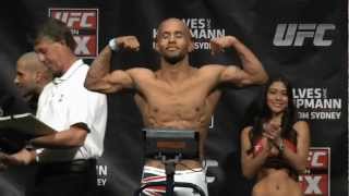 UFC on FX WeighIn Highlight The Flyweights [upl. by Obadiah]