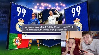 INSANE TOTY DISCARD CHALLENGES w W2S amp CALFREEZY [upl. by Rosecan]