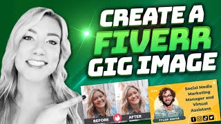 How to Design a Fiverr Gig Image Thumbnail for FREE in 2022 [upl. by Elleirda258]