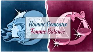 Homme Gémeaux ♊ Femme Balance ♎  Compatibilité Amoureuse [upl. by Herm916]