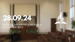 🔴Adventist Bistrita LIVE  Căluian Ionatan  28092024 [upl. by Adierf]