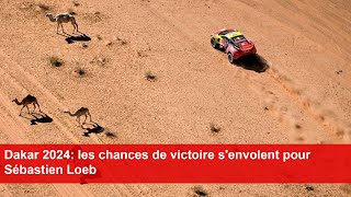 Dakar 2024 les chances de victoire senvolent pour Sébastien Loeb [upl. by Na]