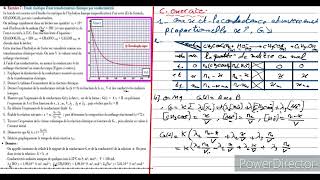 Exercice de suivi temporel dune transformation chimique par conductance  Prof lhoucein BDarija [upl. by Jere]