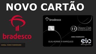 Novo cartão Bradesco Elo Nanquim Diners Club [upl. by Sandeep]