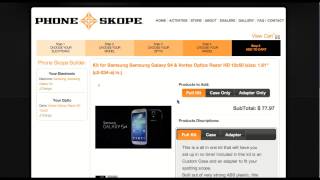 Phone Skope How to order through the online store digiscope smart phone Iphone Samsung Galaxy [upl. by Oiramej783]