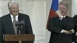 Yeltsin cracks Clinton up [upl. by Annyrb239]