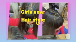 Girls new beautiful hair style  shine in hairs [upl. by Lewison566]