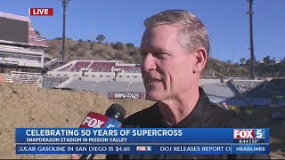 Celebrating 50 Years Of Supercross at Snapdragon Stadium [upl. by Kieran]