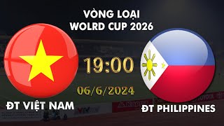 🔴BÌNH LUẬN TRỰC TIẾP VIỆT NAM VS PHILIPPINES BẢNG F VÒNG LOẠI WORLD CUP 2026 [upl. by Ekaj767]