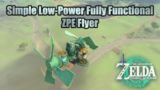 Fully Functional StabilizerPowered EnergyEfficient ZPE Flyer  Tears of the Kingdom [upl. by Leta463]