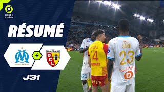 OLYMPIQUE DE MARSEILLE  RC LENS 2  1  Résumé  OM  RCL  20232024 [upl. by Anaigroeg]