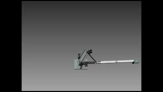 Autodesk Inventor Model of Solar Tracker 30fps [upl. by Argus]