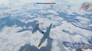 Yak 3 vs Bf 109 F4 High Altitude Dogfight War Thunder [upl. by Yellehs]