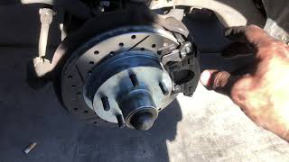 sticking brake caliper  quick fix [upl. by Mechelle]