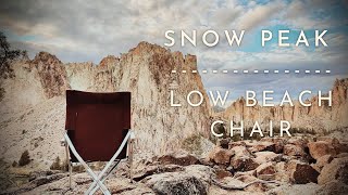 Snow Peak Low Beach Chair Review [upl. by Rusty]