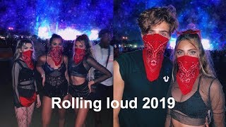 COME TO ROLLING LOUD WITH US Music Festival  Valeria Arguelles [upl. by Ennovehc]