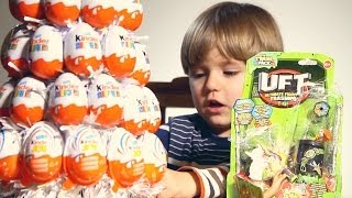 11 Kinder Surprise Eggs Opening incl 1 Kinder Joy and The Trash Pack UFT​​​ [upl. by Aleekat]