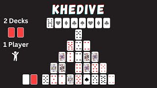 How To Play Khedive Solitaire [upl. by Ardnuyek]