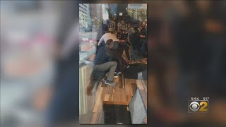 Customers Held Down Offender Who Injured Employee At Peets Coffee In South Loop [upl. by Tallu]