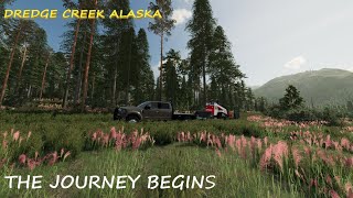 Dredge Creek Alaska  EP 1  Starting out on a Homestead  Farming Simulator [upl. by Aicirtan631]