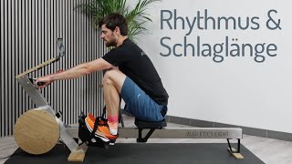 Tipps vom Profi für dein Training auf dem Rudergerät Der richtige Rhythmus und die Schlaglänge [upl. by Secilu759]