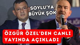 SÜLEYMAN SOYLUYA BÜYÜK ŞOK Özgür Özelden canlı yayında açıkladı [upl. by Morven]