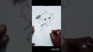 How To Draw Ganpati Ganesh Pencile Chitra  Ganesh Chaturthi Special Drawingvinayaka Drawing art [upl. by Antonino1]