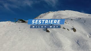 Sestriere – Skiing The Milky Way in Italy  Via Lattea [upl. by Croix]