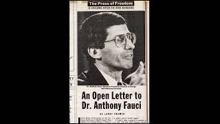 An open Letter to Fauci 1988 [upl. by Ainna]