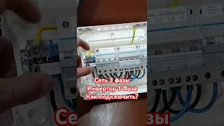 Инвертор 1 фазный а сеть 3 фазы как подключить Защита гибридного инвертора Deye  Solar Color [upl. by Morena]