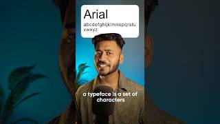 Theres a difference between Typeface and Fonts graphicdesinger adobeillustrator font [upl. by Aylat]