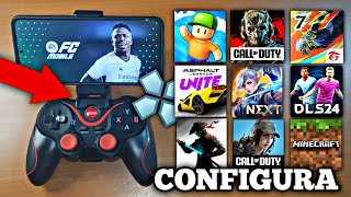 Cómo CONFIGURAR el MANDO GamePad para ANDROID  Tutorial RÁPIDO y FÁCIL para cualquier VÍDEOJUEGO [upl. by Harrad910]