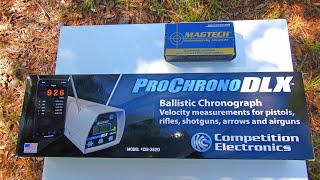 PROCHRONO DLX BLUETOOTH CHRONOGRAPH REVIEW amp TESTING 9mm amp 38 Spl [upl. by Puduns]