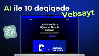 10 Dəqiqədə VebSayt Qurmağı Öyrən  SMMA Course 4 [upl. by Hosbein]