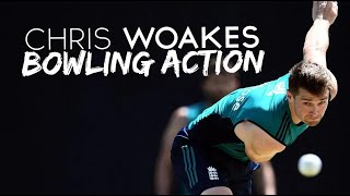 Chris Woakes Bowling Action Slow Motion  The Best Action [upl. by Akimehs]