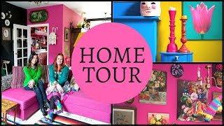 HOMETOUR  HUIS VOL KLEUR  INTERIORJUNKIE [upl. by Aloke106]