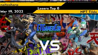 Smash Ultimate naitosharp vs NPT  Tilde  CT Gamercon 5 LTop 6 [upl. by Nhguahs]