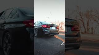 2020 BMW M550i xDrive exhaust [upl. by Ennovy]