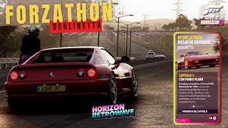 FORZA HORIZON 5 I FORZATHON BERLINETTA I SERIE quotONDA RETRO DE HORIZONquot [upl. by Olfe]