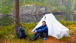 HerbstTour in Schweden Wandern Angeln Lagerfeuer Eisbad [upl. by Annaert]