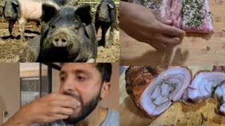 La porchetta è un piatto tipico dell’Italia centrale le Ricette di Alfredo [upl. by Grubb]