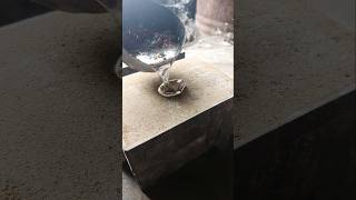 Incredible Molten Metal Pour  Sand Meets Liquid Metal shorts trending [upl. by Leikeze725]