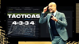 LA FORMACIÓN MÁS OFENSIVA Y DIVERTIDA DE FIFA 22 TÁCTICAS E INSTRUCCIONES DE LA 4334 [upl. by Ibbetson]