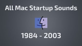 All Mac Startup Sounds [upl. by Ahsekan]