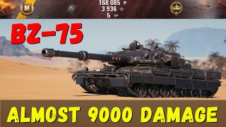 BZ75 WOT  almost 9000 damage [upl. by Resaec]