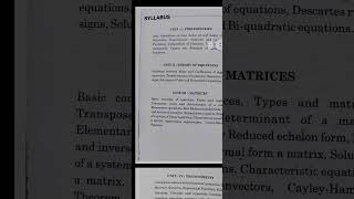 B Sc first semesterNEP math syllabuskumaun university nainitalkhatima [upl. by Elnukeda]